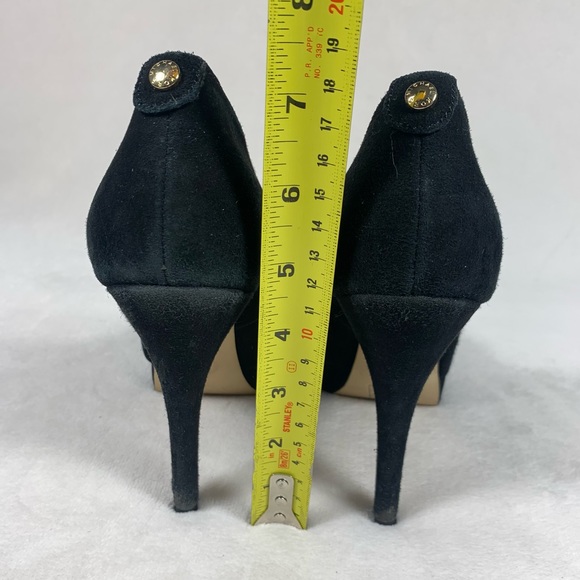 Michael Kors Women’s MK Suede High Heel Almond Toe Pump Sz 7.5M - Picture 6 of 10